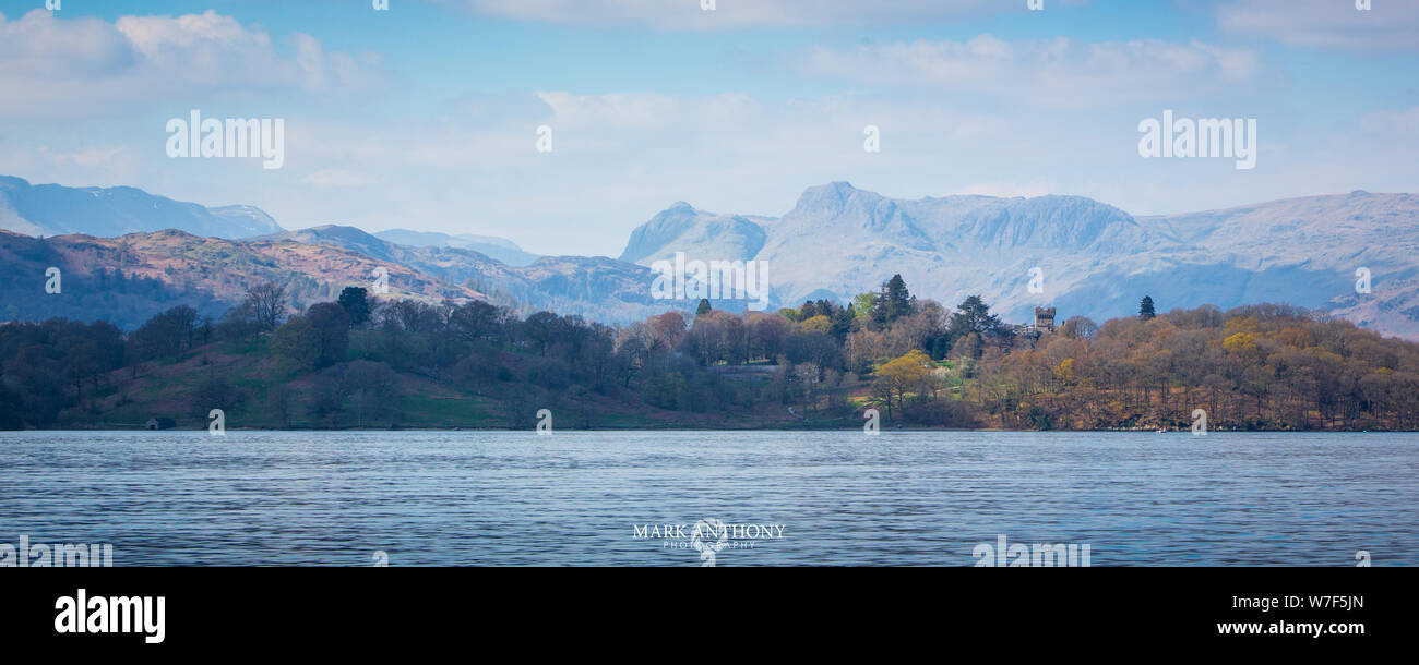 Bowness on Windermere, the Lake District, Cumbria, UK Stock Photo Alamy