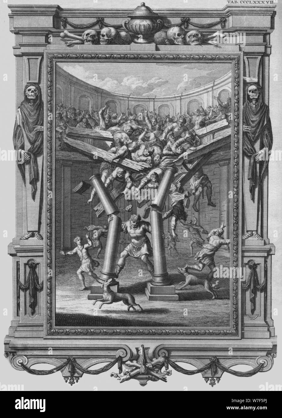 'Ultima Roboris Simfonici', 1735. Artist: Hieronymus Sperling. Stock Photo