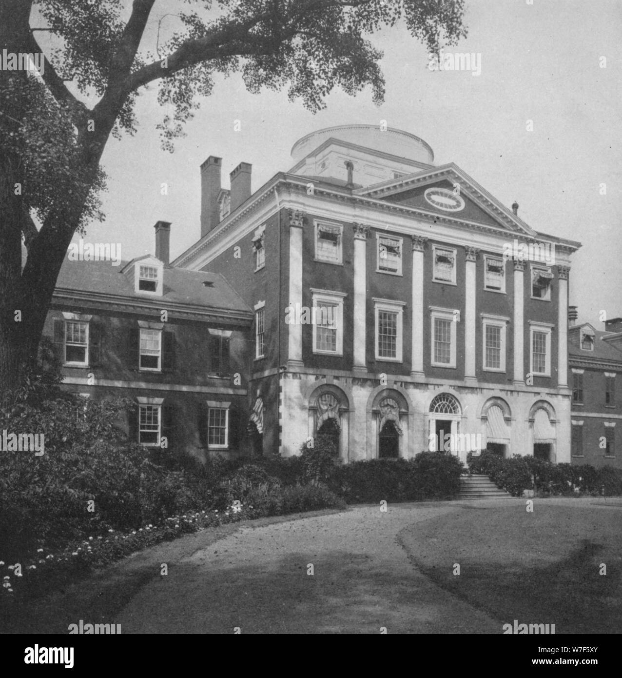 Central Administration Pavilion, Pennsylvania Hospital, Philadelphia, 1922. Artist: Unknown. Stock Photo