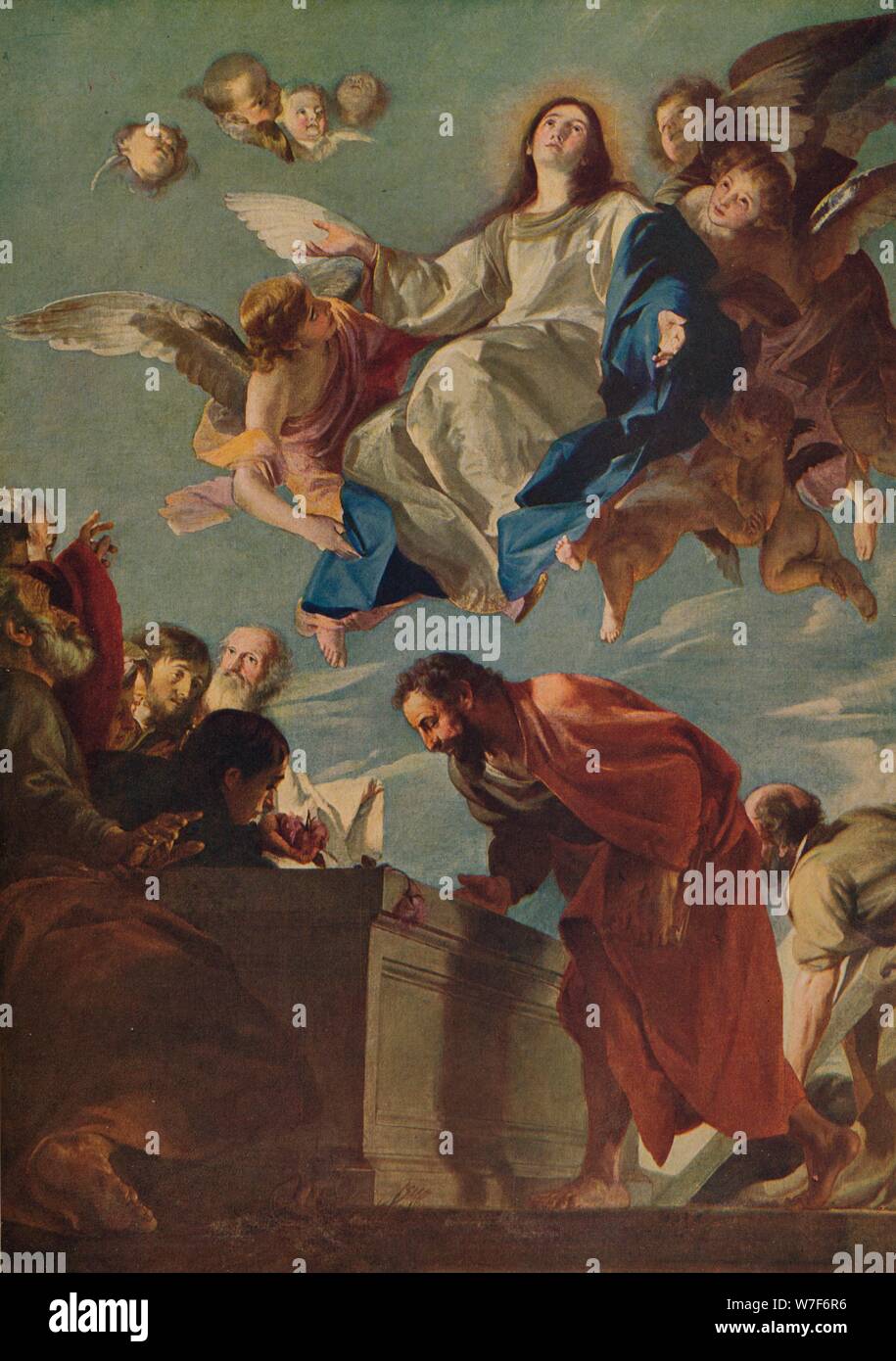 'La Asuncion', (Assumption), 1660, (c1934). Artist: Mateo Cerezo. Stock Photo