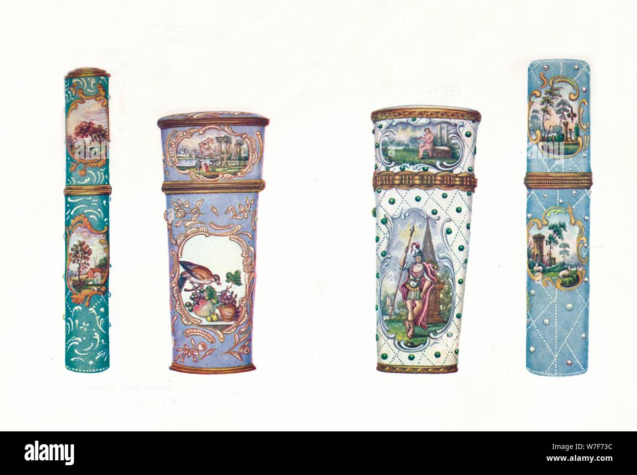 'Battersea Enamels in the James Ward Usher Collection', 1911. Artist: James Ward Usher. Stock Photo
