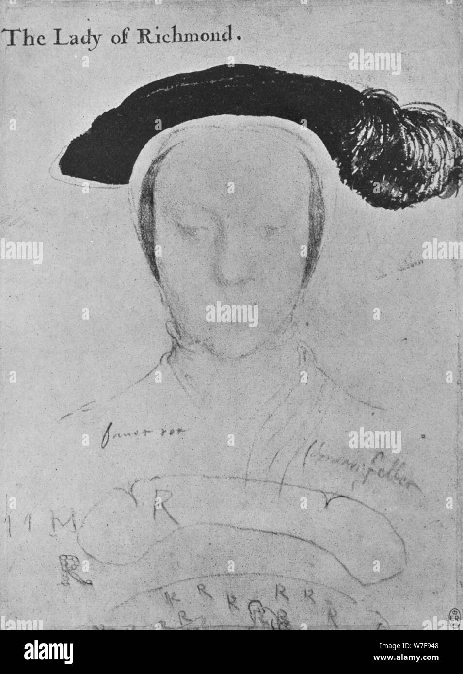 Mary fitzroy duchess of richmond and somerset hi-res stock