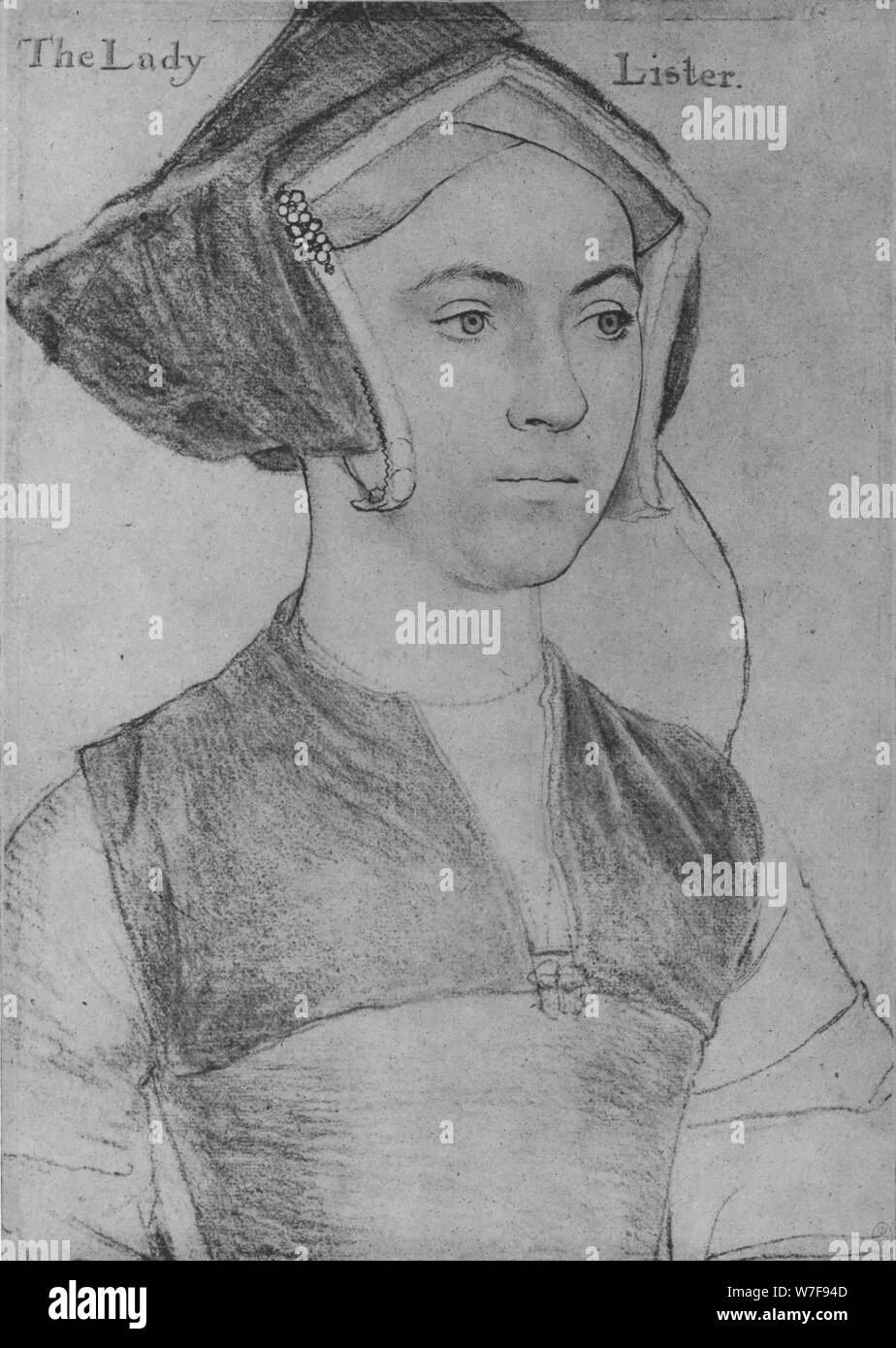 'Jane, Lady Lister', c1532-1543 (1945). Artist: Hans Holbein the ...
