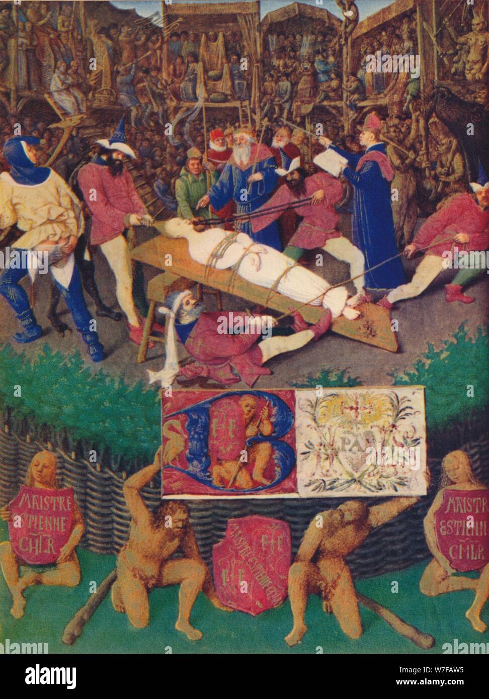 'The Martyrdom of St. Apolline', c1455, (1939). Artist Jean Fouquet