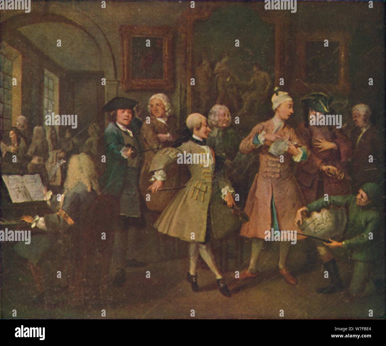 Hogarth rake's progress painting hires stock photography and images