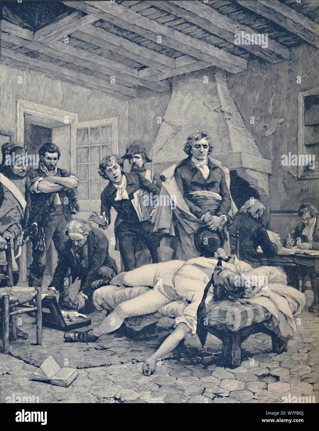 'The Death of Pichegru', 1804, (1896). Artist: M Haider. Stock Photo