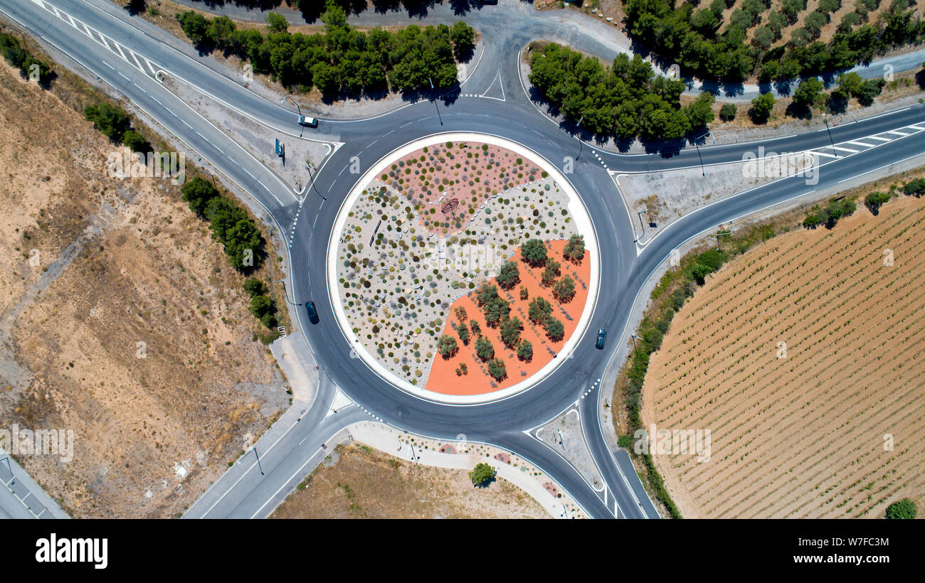 Roundabout france above hires stock photography and images Alamy