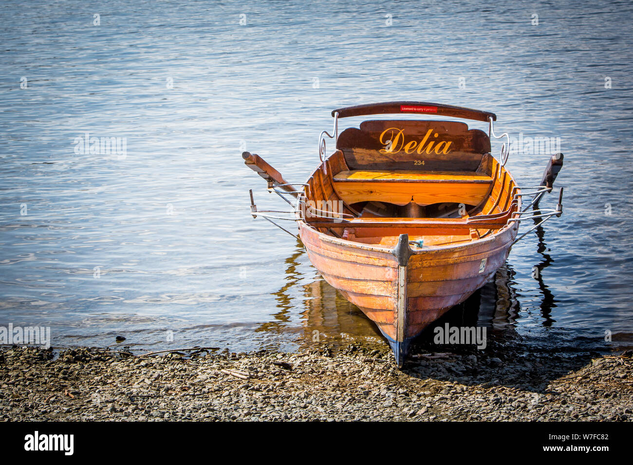 Rowing boat on Lake Windermere, Lake district, UK Stock Photo Alamy