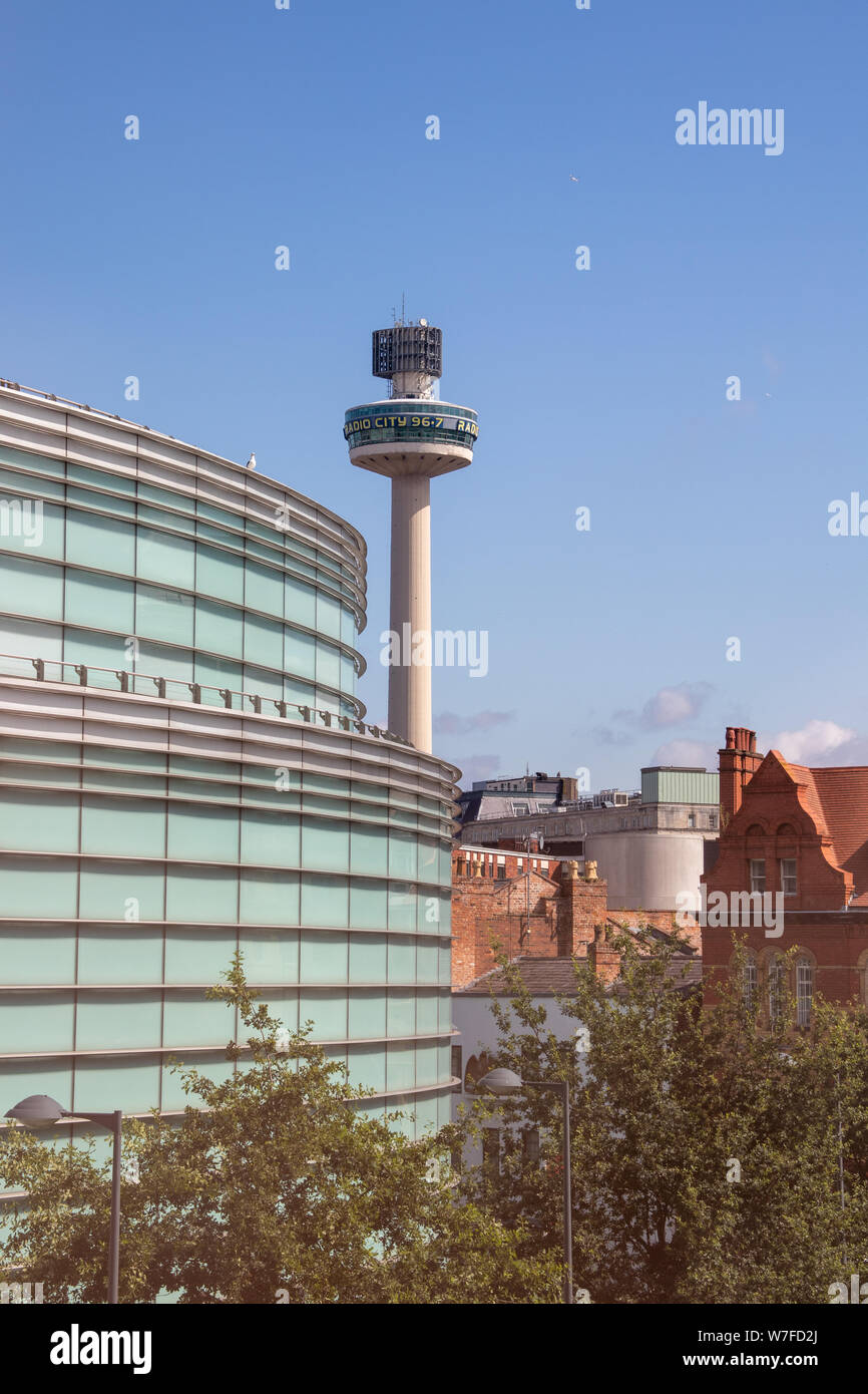 Radio City Tower and John Lewis Liverpool Stock Photo Alamy