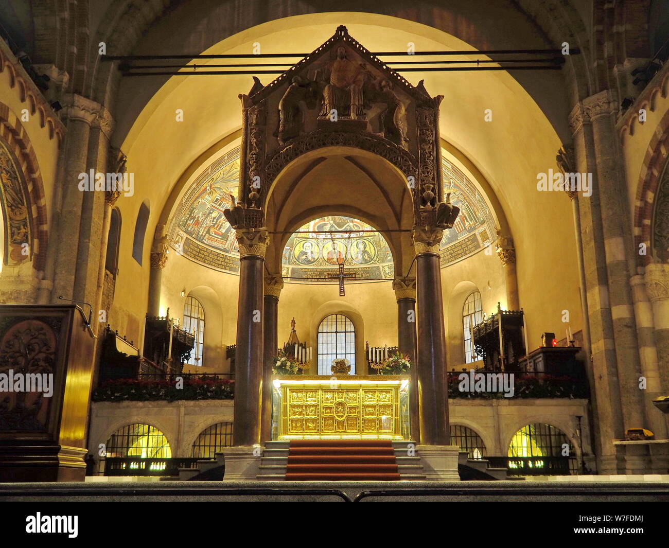 Altar from Basilica of Sant Ambrogio, one of the most ancient churches