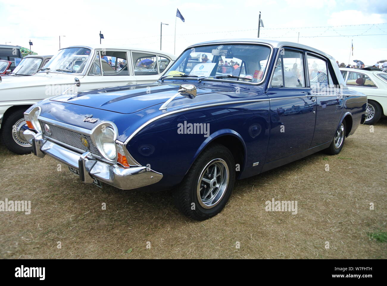 A 1964 Ford Corsair parked up on display at the English Riviera classic car  show, Paignton, Devon, England. UK Stock Photo - Alamy
