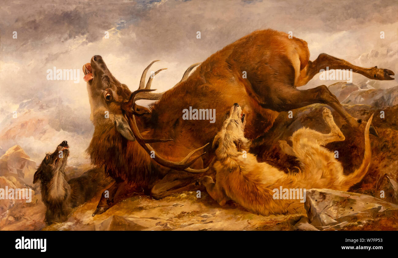 The Chase, Richard Ansdell, 1847, Stock Photo