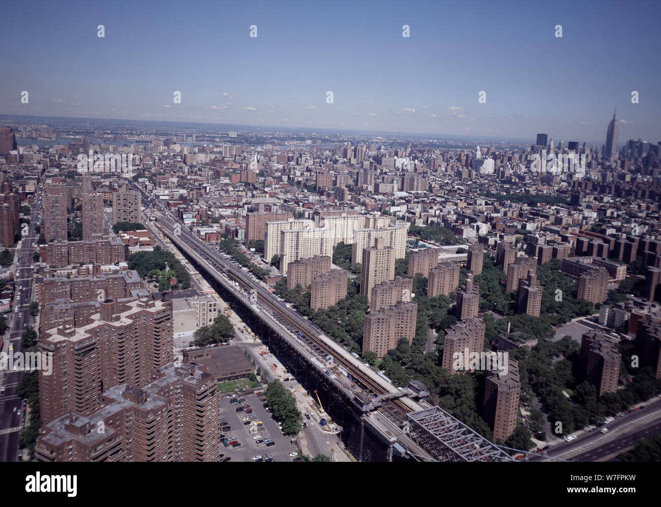 Aerial view of New York, New York Stock Photo - Alamy