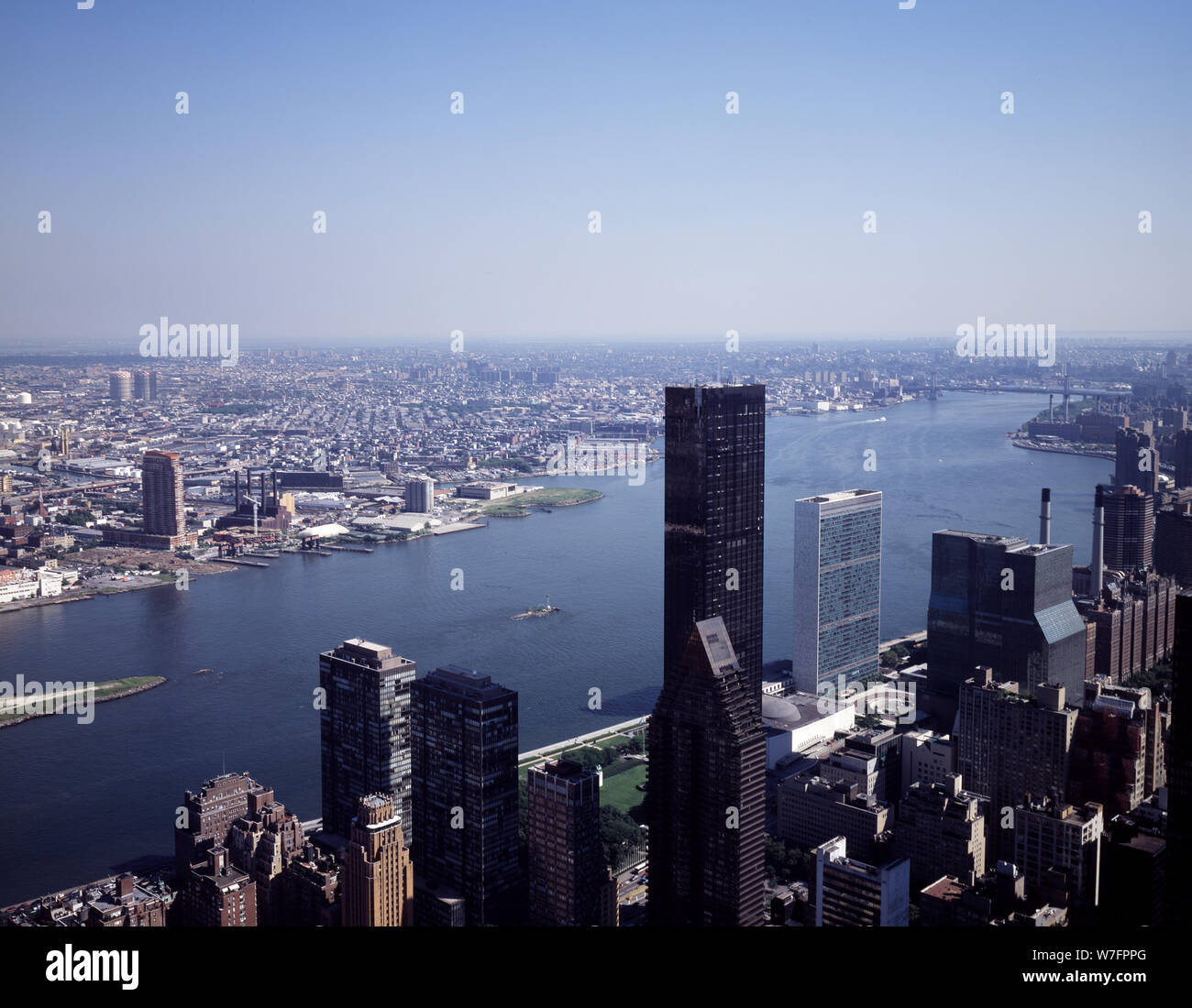 Aerial view of New York, New York Stock Photo - Alamy