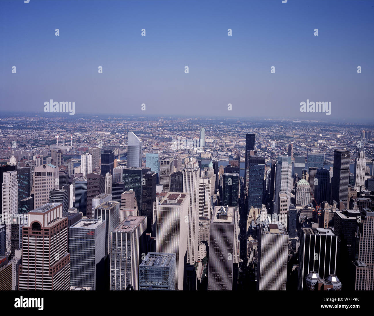 Aerial view of New York, New York Stock Photo - Alamy
