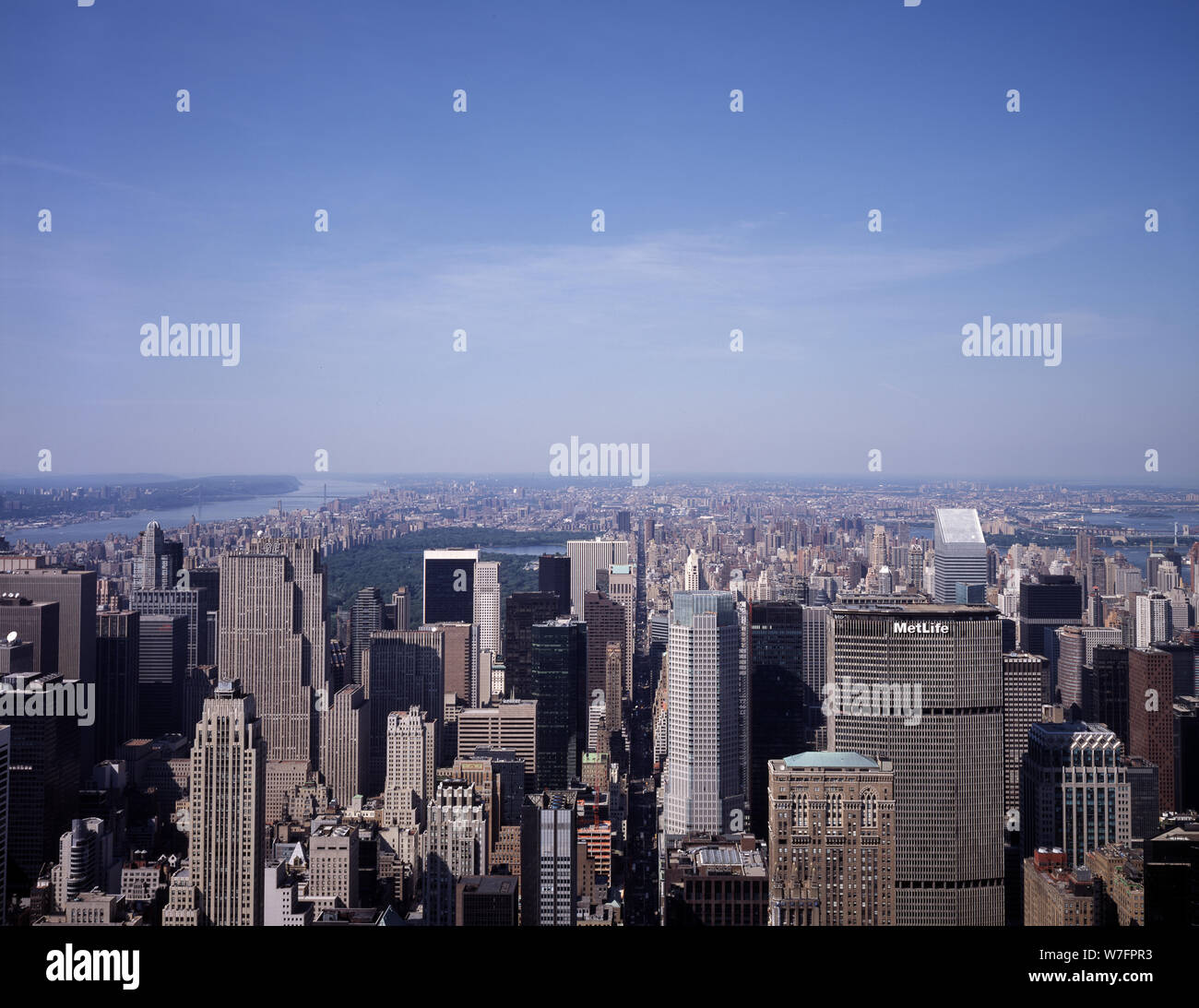 Aerial view of New York, New York Stock Photo - Alamy
