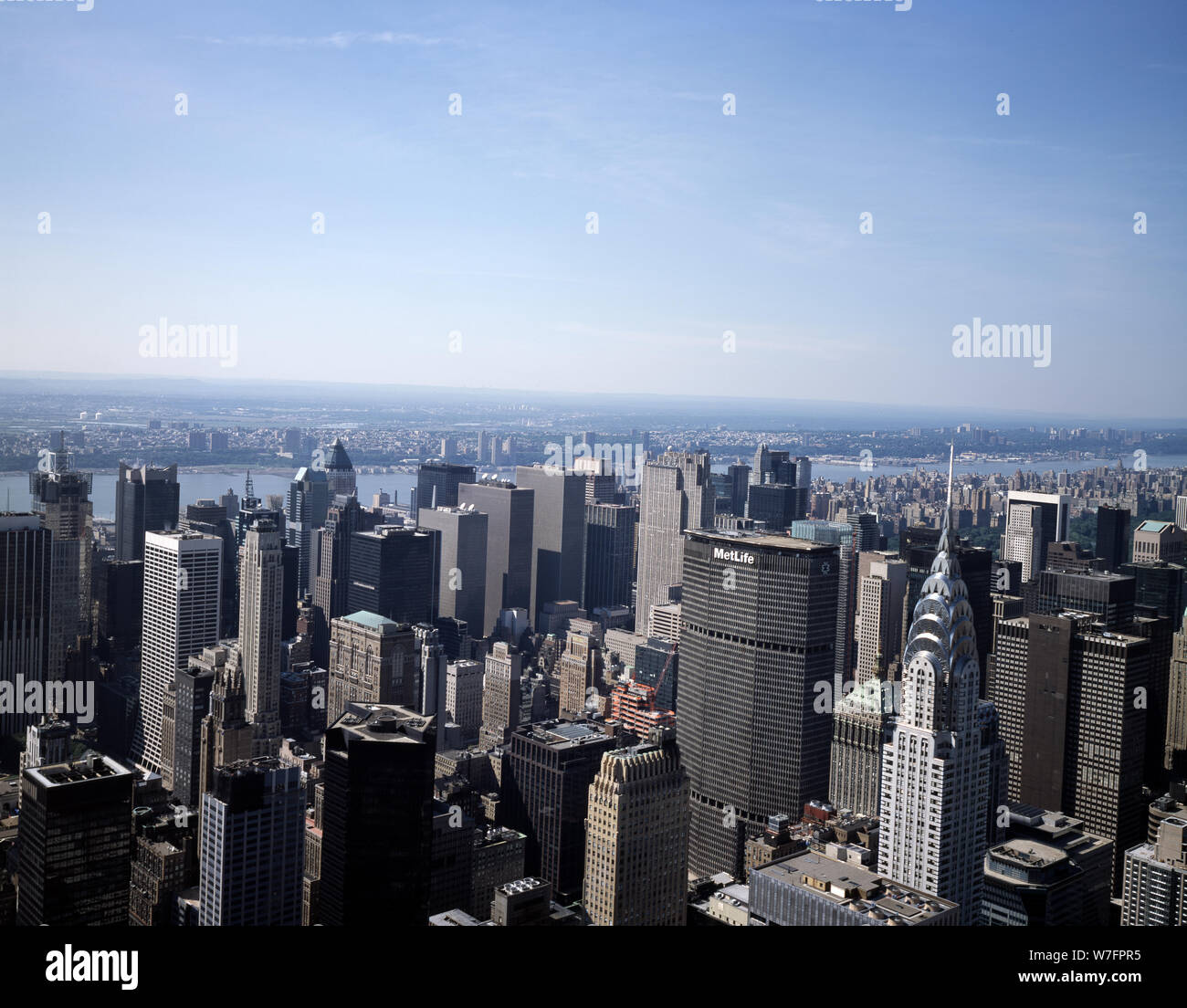 Aerial view of New York, New York Stock Photo - Alamy