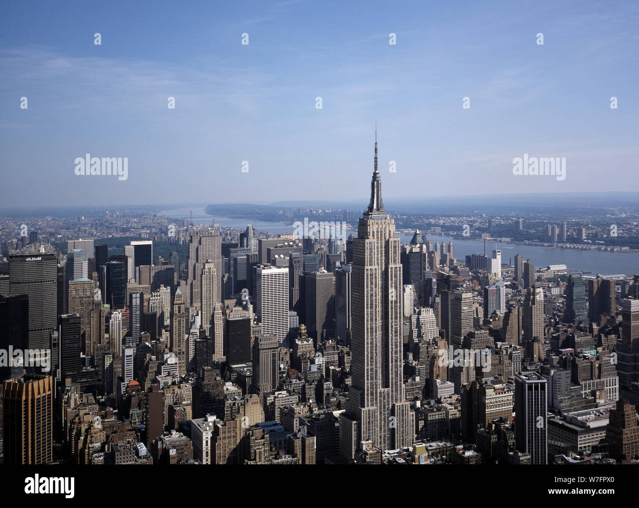 Aerial view of New York, New York Stock Photo - Alamy