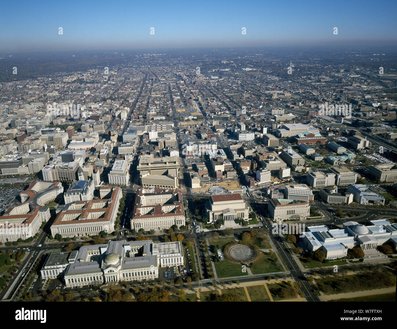 Aerial View Of Washington D C Stock Photo Alamy