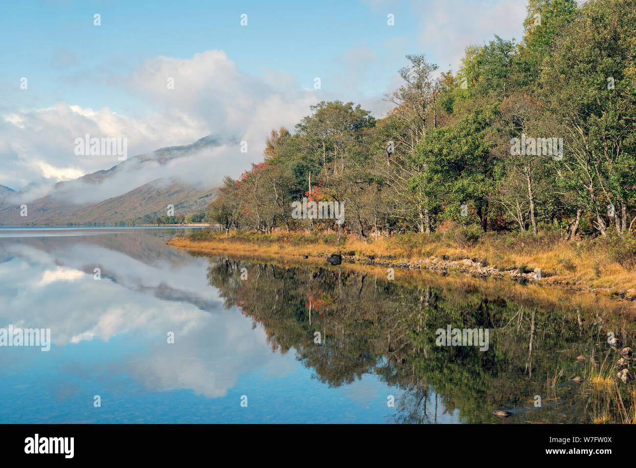 Loch Arkaig in the highlands of Scotland Stock Photo