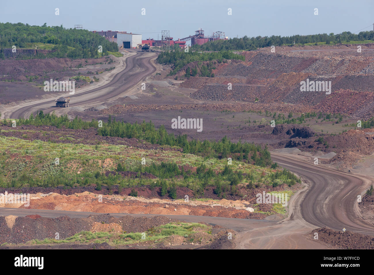 Taconite Mine Scenic View Stock Photo Alamy