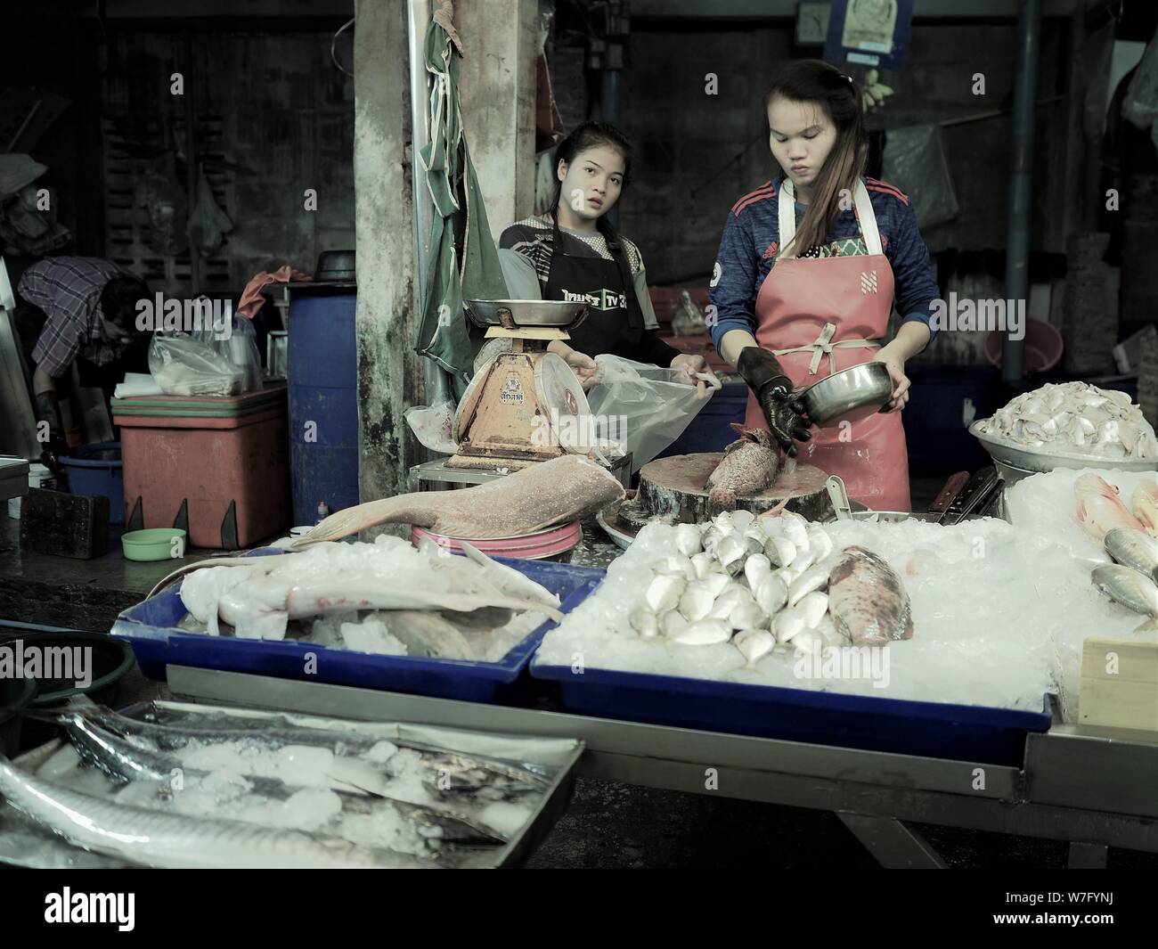 Fish Market in Pattaya, Thailand Stock Photo Alamy