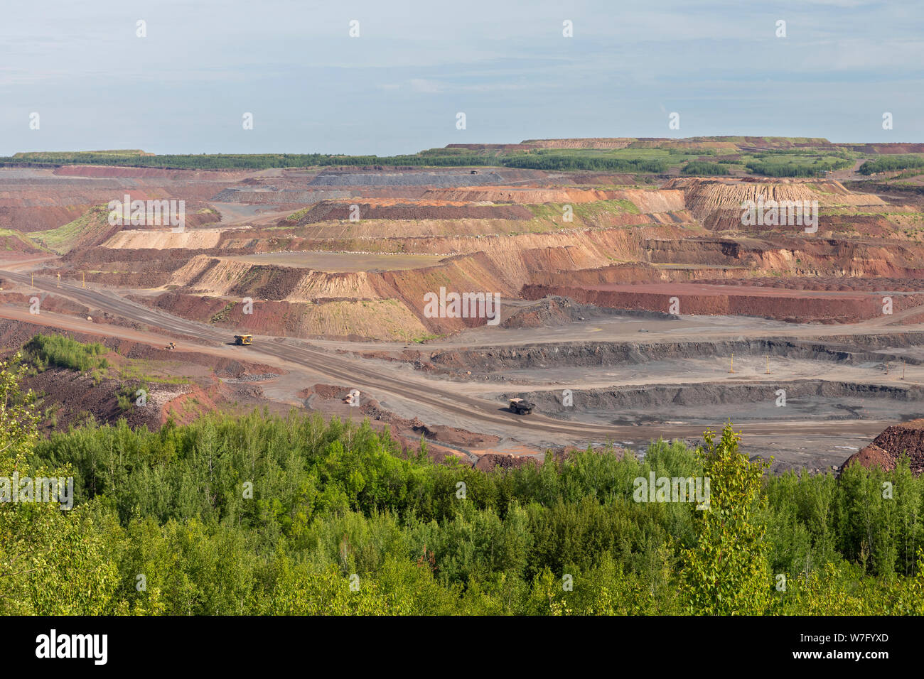 Taconite Mine Scenic View Stock Photo Alamy