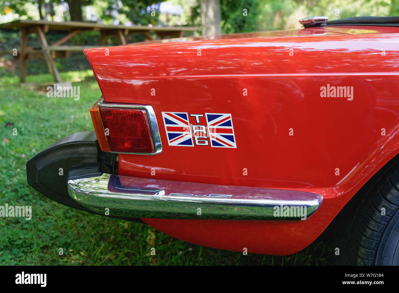 Triumph TR6 Union Jack Logo Permit Holder