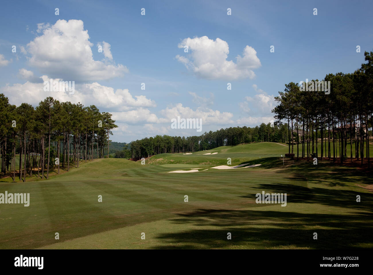 Alabama welcomes the newest addition to the Robert Trent Jones Golf Trail, Ross Bridge, located in Hoover near Birmingham, Alabama Stock Photo