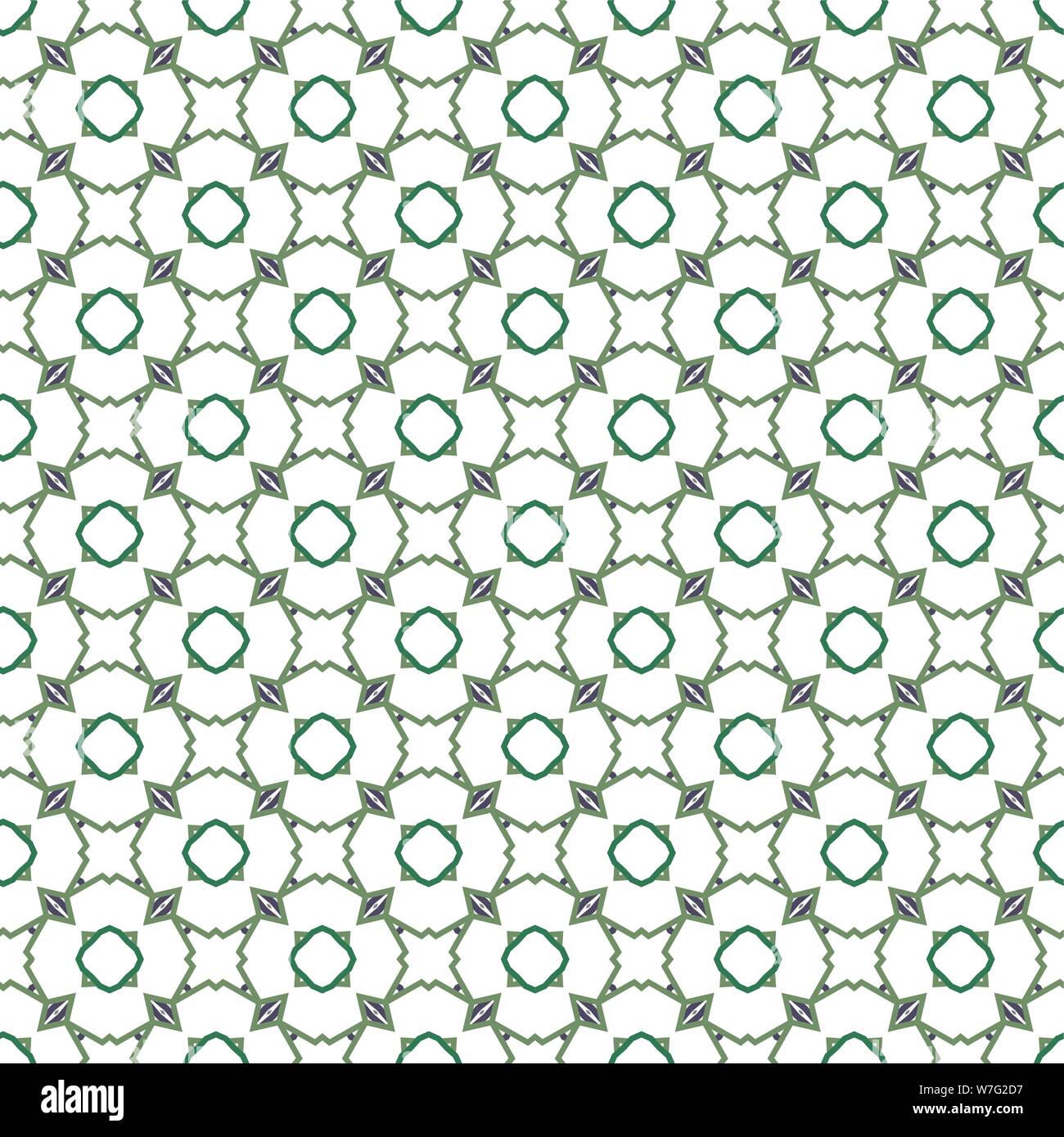 Seamless vector pattern in geometric ornamental style Stock Vector ...