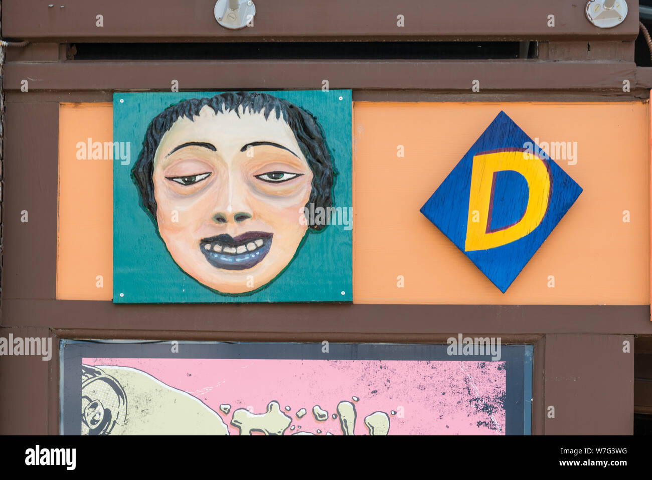 An art installation in Deep Ellum, a neighborhood composed largely of arts and entertainment