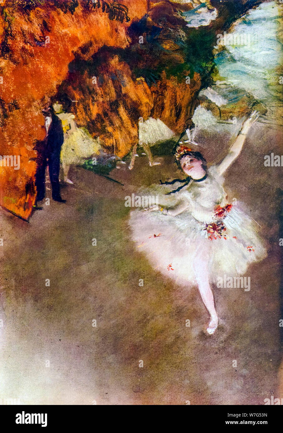 Edgar Degas, L'Etoile, La Danseuse sur la Scene, pastel on paper, 1878-1879 Stock Photo