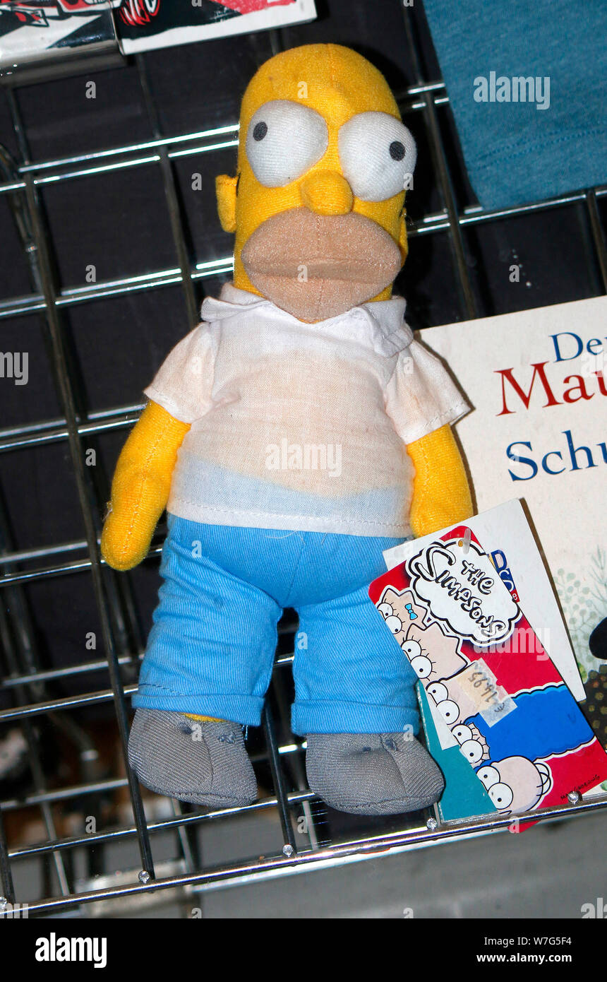Bart Simpson-Figur, Berlin Stock Photo - Alamy