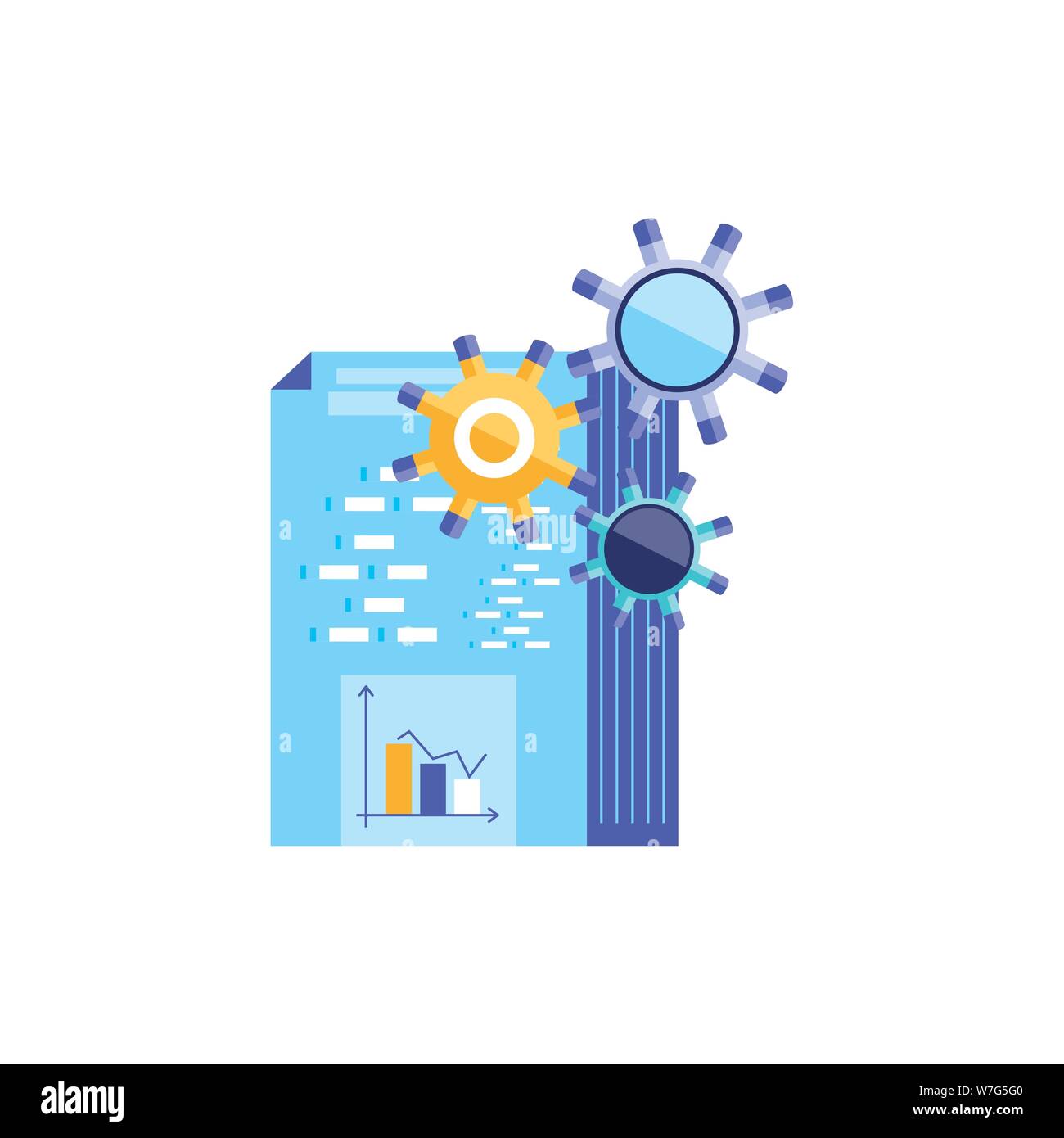 Statistical machine Stock Vector Images - Alamy