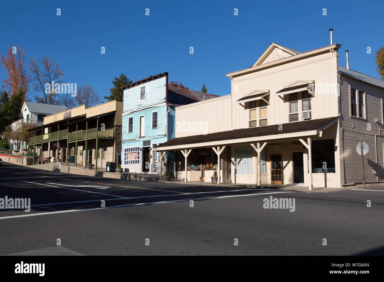 Angels Camp, California's most famous Gold Rush town Stock Photo Alamy