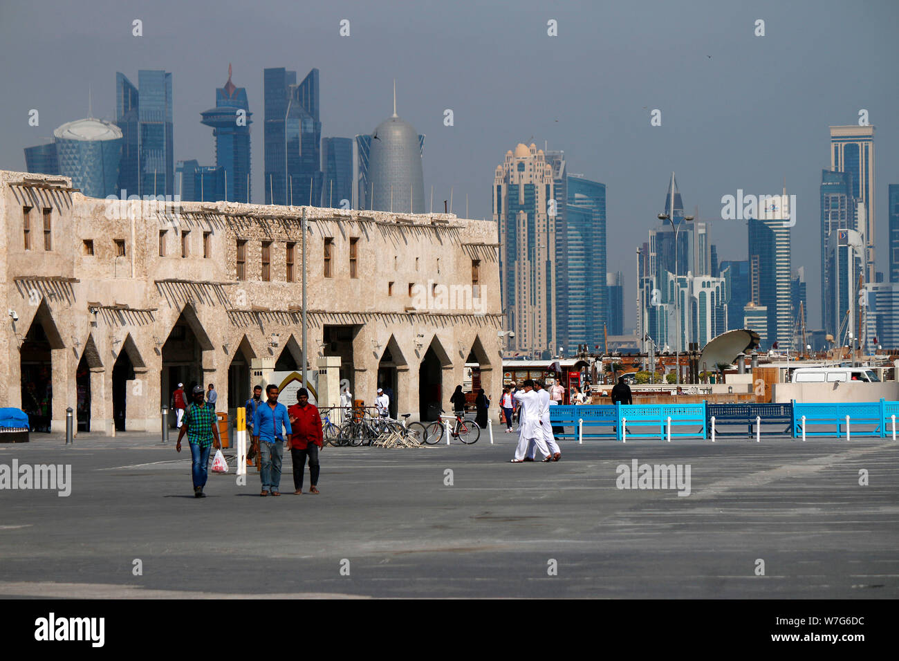Impressionen: Skyline, Doha, Katar/ Qatar. Stock Photo