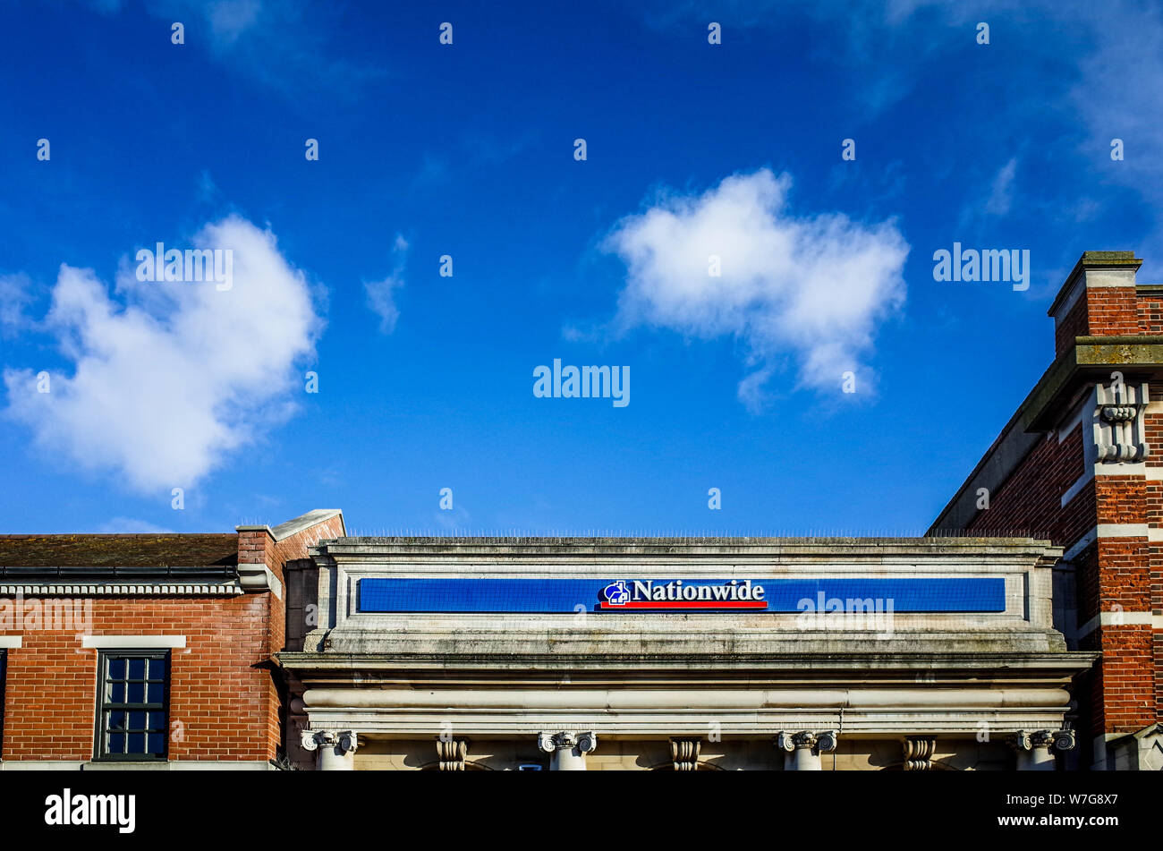 Nationwide Building Society Branch Office with copyspace Stock Photo