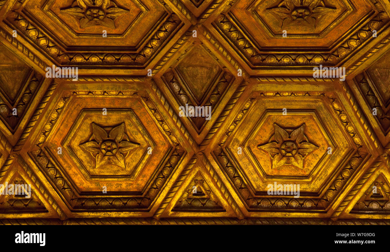 Architectural detail, interior, Alabama Theatre, Birmingham, Alabama ...