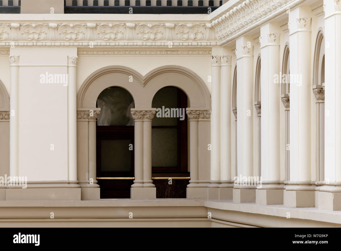 Architectural details at Old Post Office Building located on