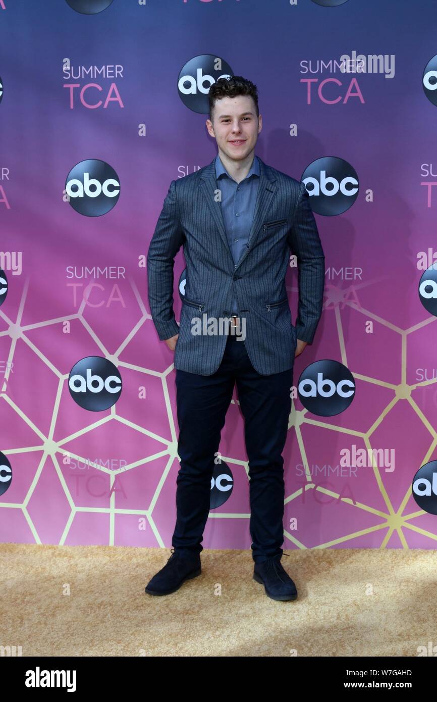 West Hollywood, CA. 5th Aug, 2019. Nolan Gould at arrivals for Disney ABC Television TCA Summer Press Tour 2019, Soho House, West Hollywood, CA August 5, 2019. Credit: Priscilla Grant/Everett Collection/Alamy Live News Stock Photo