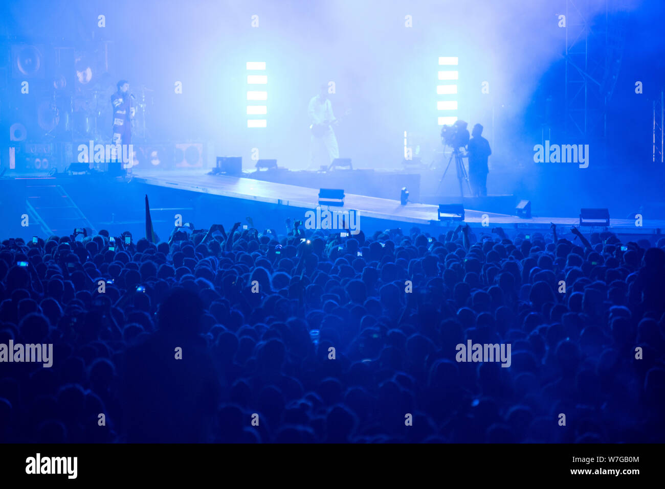 BONTIDA ROMANIA JULY 20 2019 English Rock Band Bring Me The Horizon Performing A Live 