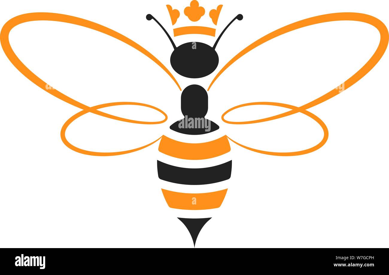 Queen bee vector hi-res stock photography and images - Alamy