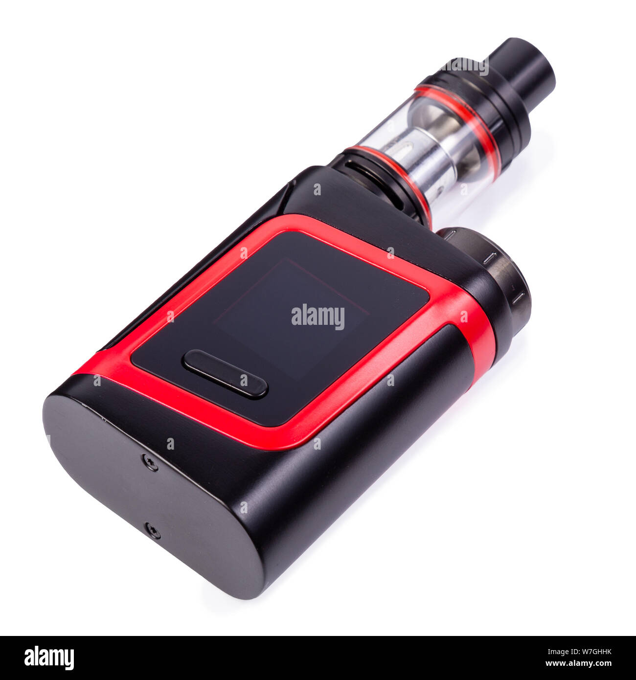 Vaping device (electronic cigarette, vape) isolated on the white background  Stock Photo
