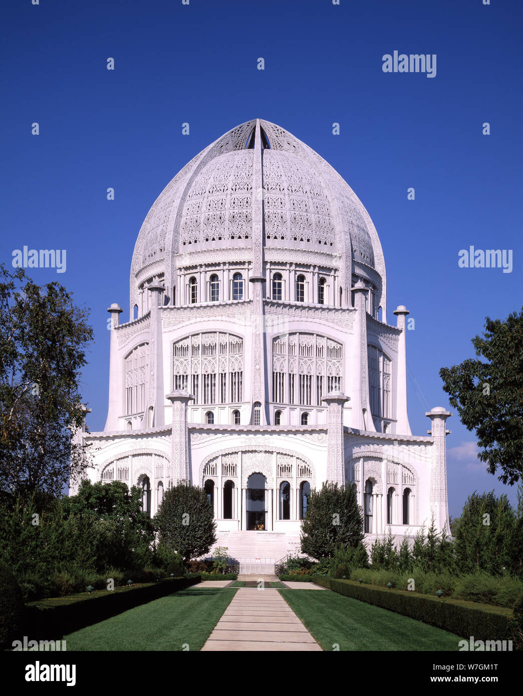 B'hai Temple, Chicago, Illinois Stock Photo Alamy