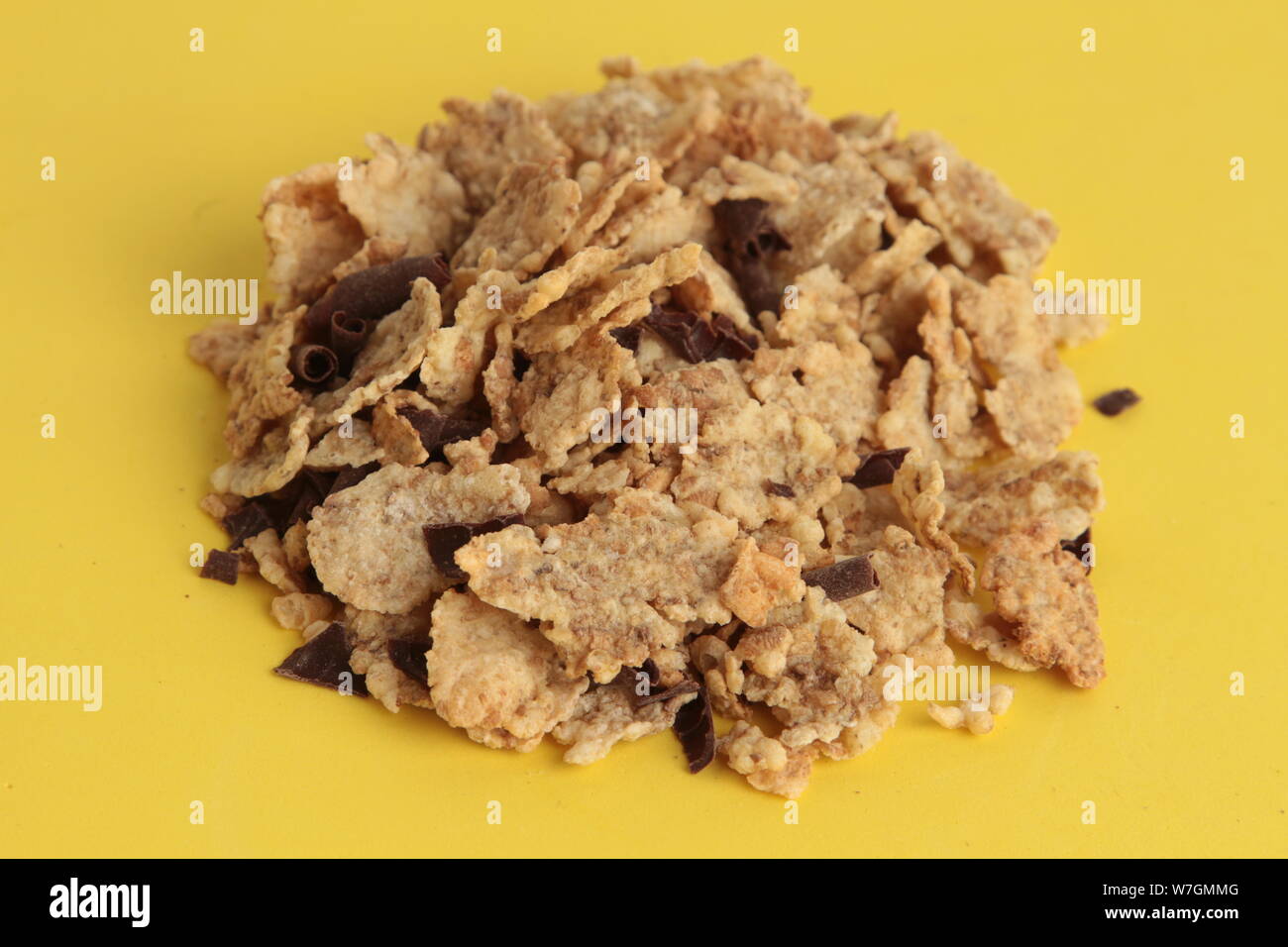 breakfast cereals with chocolate chips Stock Photo Alamy