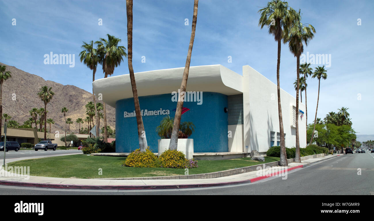 Bank of America Building, Palm Springs, California Stock Photo Alamy