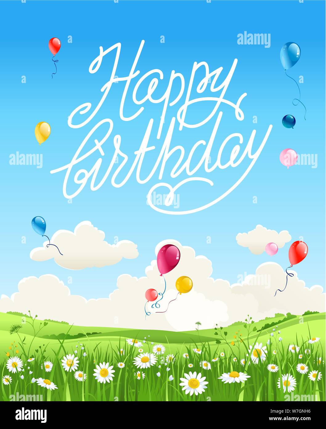 Happy birthday card Stock Vector Image & Art Alamy