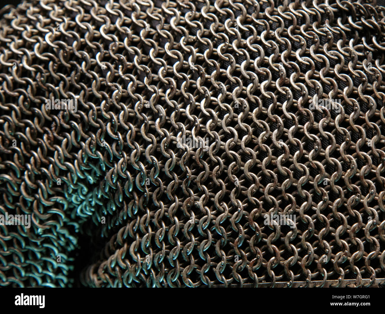 Armor Chain texture. Ring or chain steel mail armour background. Rows of chain  mail rings as a texture. metallic silver hauberk from whole rings on a  Stock Photo - Alamy