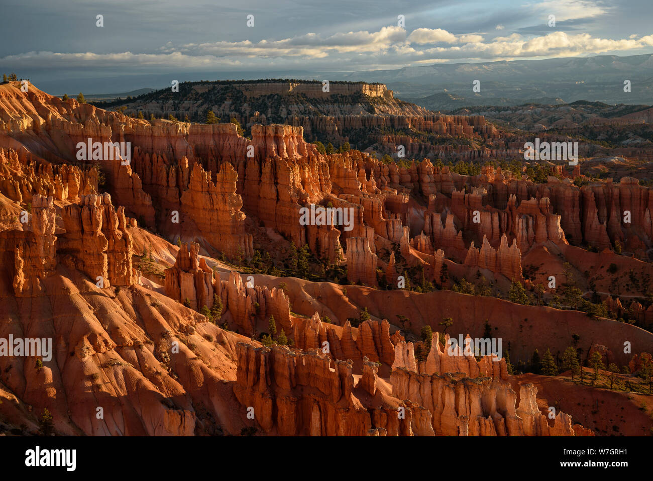 Bryce Canyon at sunrise from Sunset Point; Bryce Canyon  National Park, Utah. Stock Photo