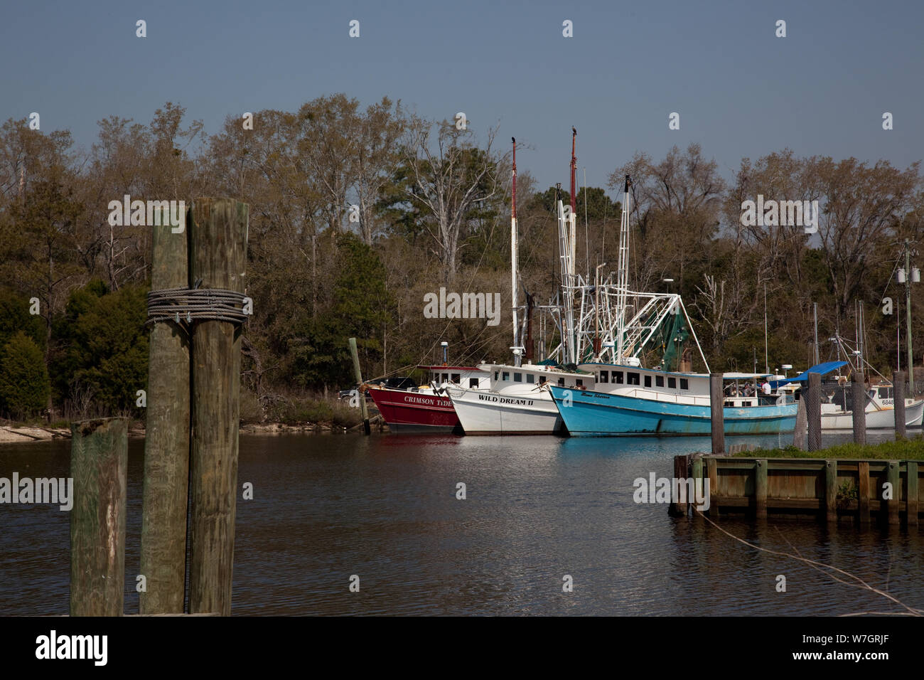 Bayou La Batre, Alabama, is a fishing village with a seafoodprocessing